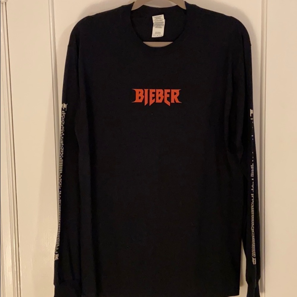 Justin Bieber purpose tour long sleeve shirt